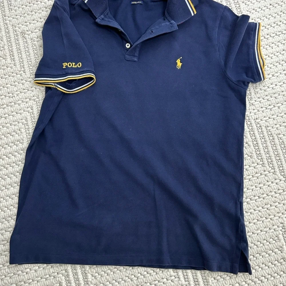 Polo  Ralph Lauren Navy Shirt Timeless coastal Beach summer vacation Preppy